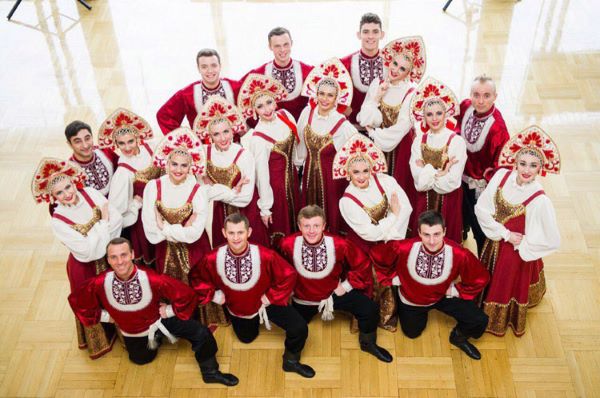 Folklore show "Russia In Fairytales" in Youth House on Vasilyevsky Island in Saint-Petersburg