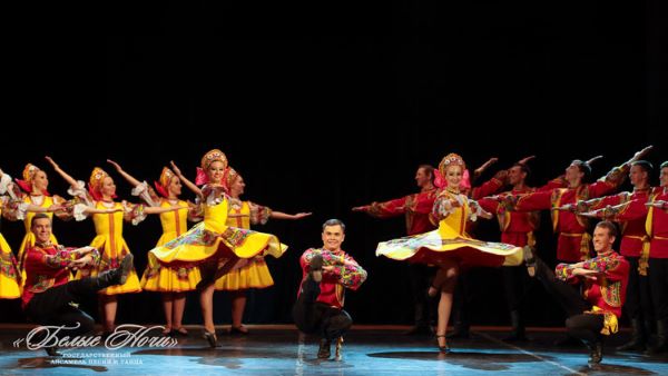 Folklore show "Russia In Fairytales" in Youth House on Vasilyevsky Island in Saint-Petersburg