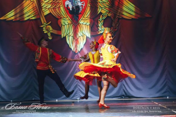 Folklore show "Russia In Fairytales" in Youth House on Vasilyevsky Island in Saint-Petersburg