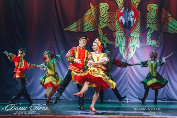 Folklore show "Russia In Fairytales" in Youth House on Vasilyevsky Island in Saint-Petersburg