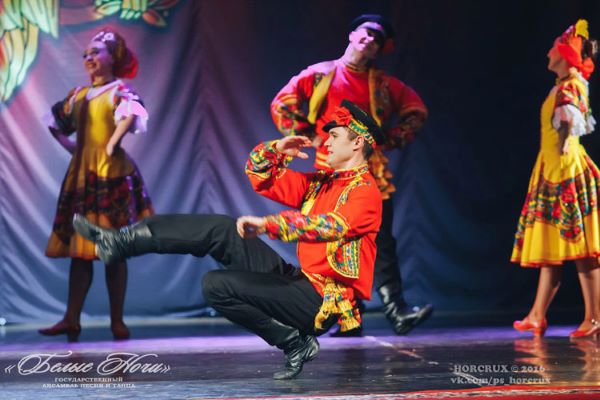 Folklore show "Russia In Fairytales" in Youth House on Vasilyevsky Island in Saint-Petersburg