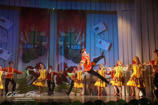 Folklore show "Russia In Fairytales" in Youth House on Vasilyevsky Island in Saint-Petersburg