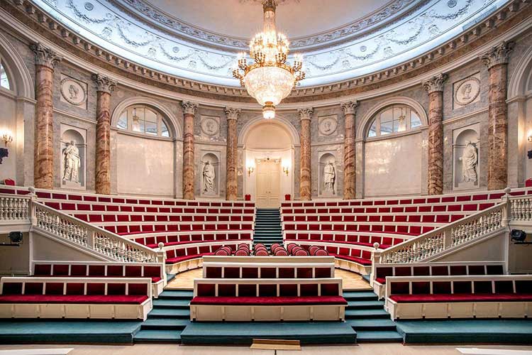 Seating plan of the Hermitage Theater